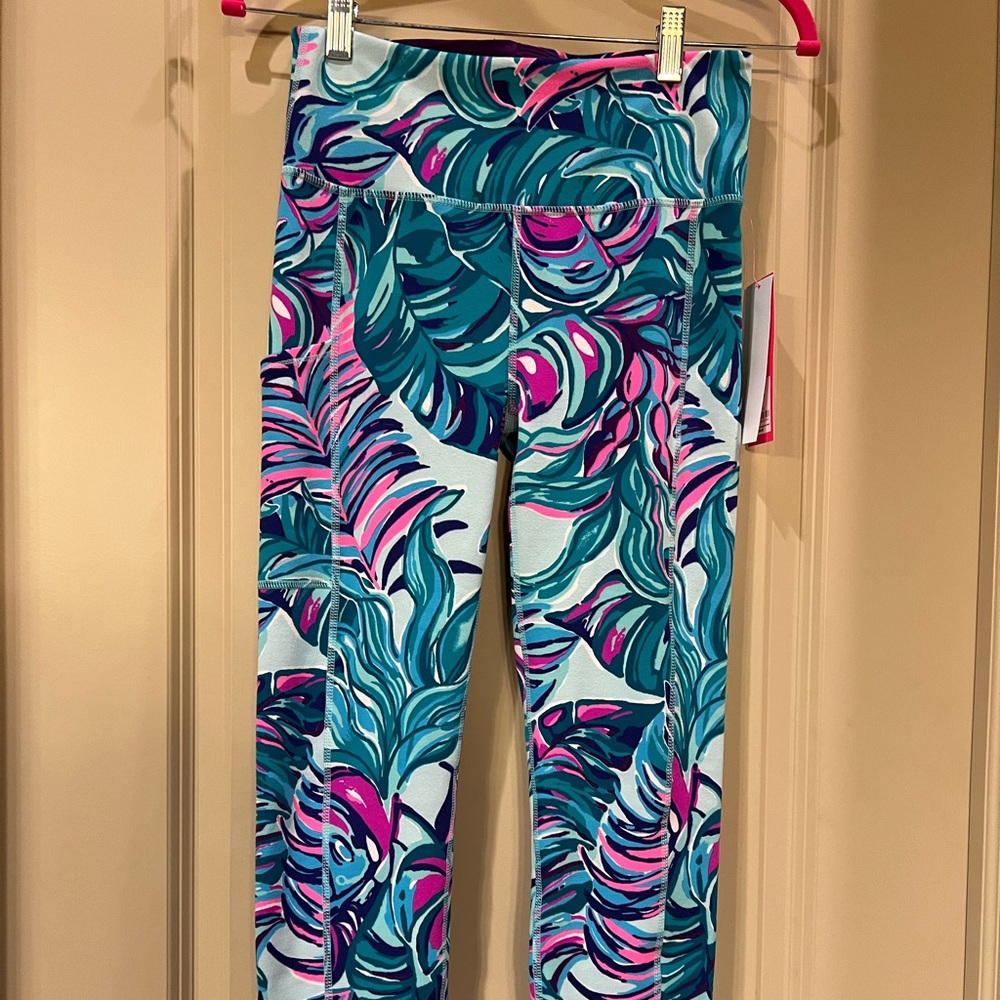 NWT Lilly Pulitzer Weekender High Rise Cropped Legging Size S